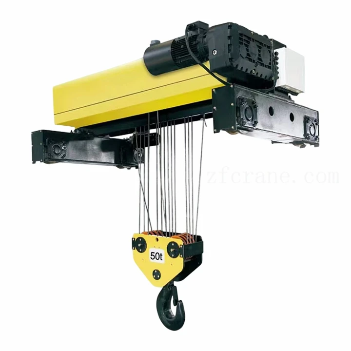 European Wire Rope Electric Hoist For Double Beam Crane